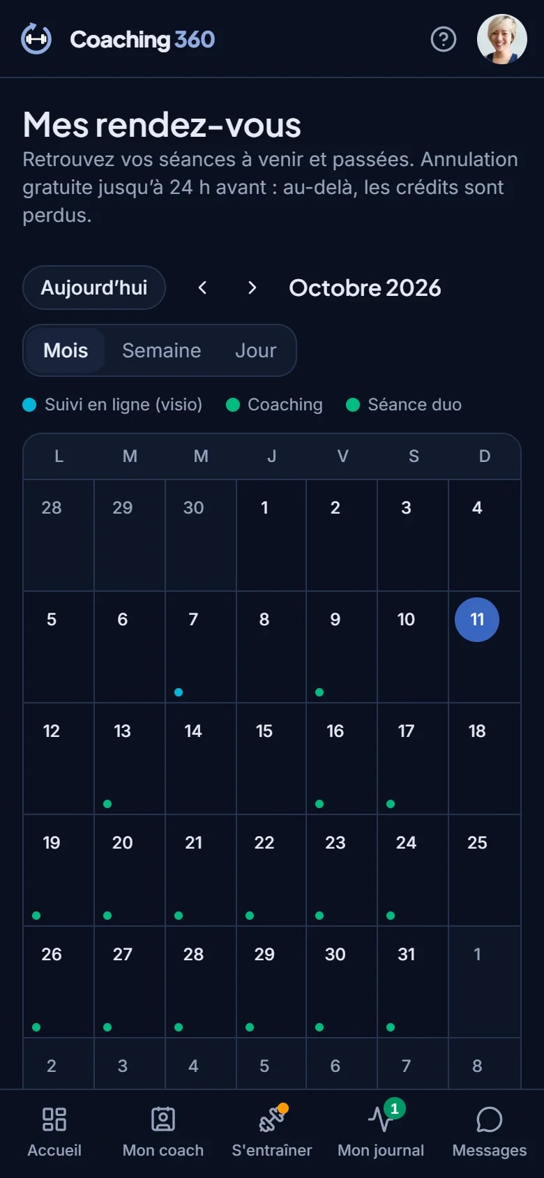 Rendez-vous sur le smartphone du client